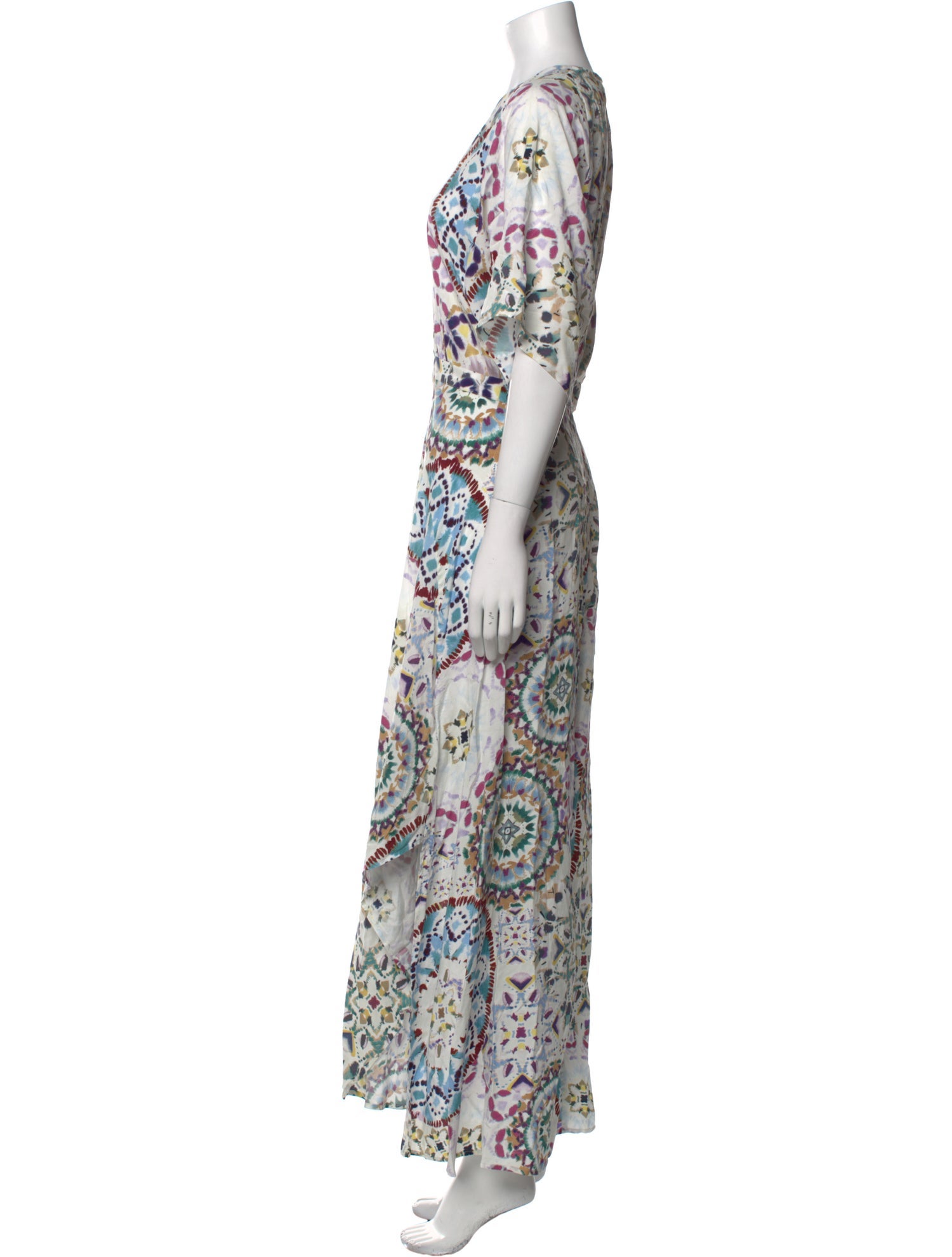 BA&SH Printed Long Dress